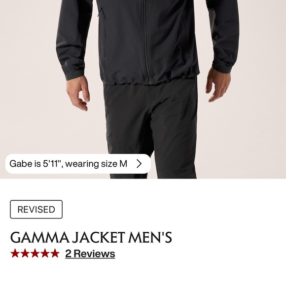 Arc'teryx Men's Black gamma jacket - Picture 2 of 4